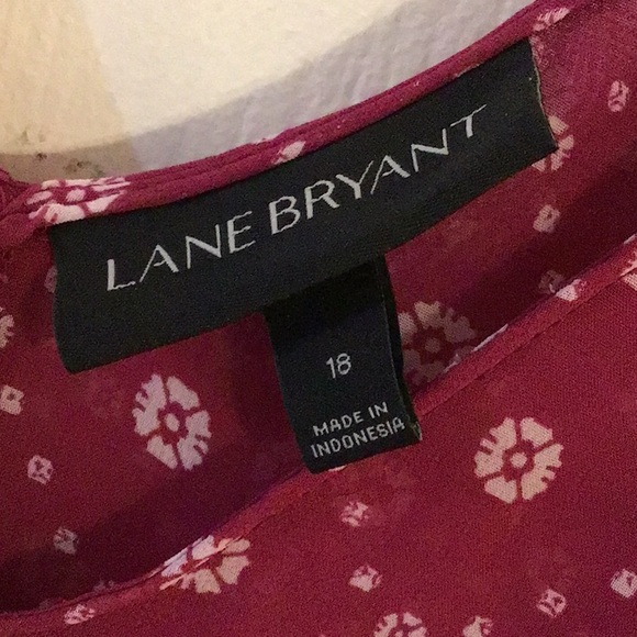 Lane Bryant Double Layered Swing Tank Top Size 18 NWOT - Picture 2 of 4